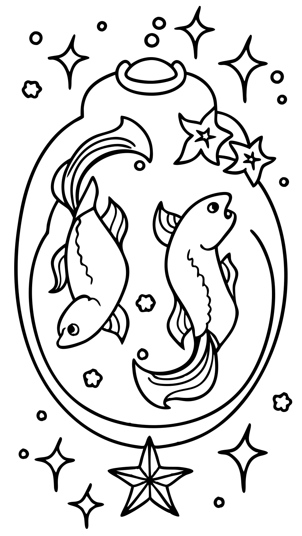 pisces coloring pages